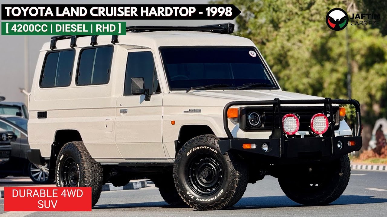 Toyota Land Cruiser 70 GOOD CONDITION | BULL BAR WITH LED LIGHTS | RHD | 1998 | 4.2L DIESEL ENGINE | MANUAL TRANSMISSION | video