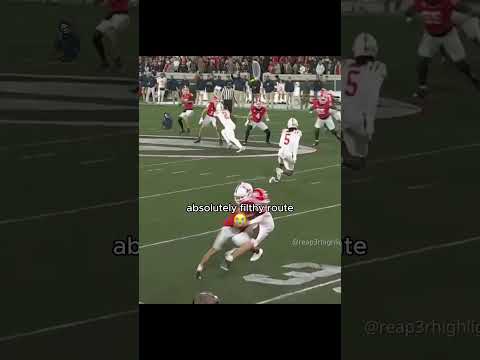 Acme Roadrunner type route 😭 #americanfootball