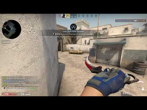 CSGO - MatchMaking - Dust 2 - M4A4 Pro Play - 4 Kills - 1 Man Army - Xantares Funny Moment