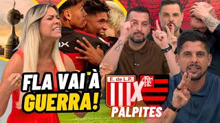 Cicinho ZOA Palmeiras Edu SECA o Fla e Renata PROVOCA Ronaldo! Estudiantes x Flamengo PALPITES HOJE