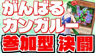 【参加型】頑張るカンガルー！美女と野獣真券！参加型決闘！【遊戯王マスターデュエル】