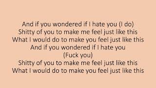 Sza - I Hate You (lyrics)