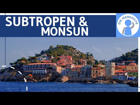 Subtropics & Monsoon - Subtropical climate zone, dry, winter-wet, perennially humid simply explained