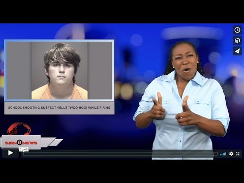 School shooting suspect yells "Woo-hoo! while firing (ASL - 5.20.18)