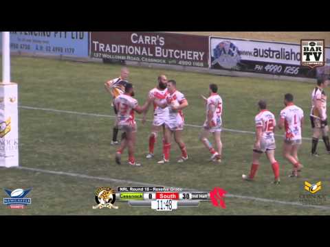 2014 Real NRL Round 15 Reserve Grade Highlights - Cessnock v Souths