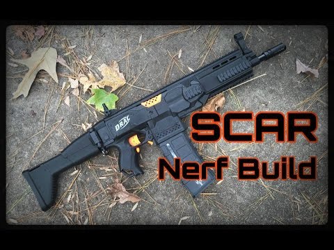 The SCAR Nerf Gun Build Video