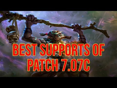 Best supports of Patch 7.07c