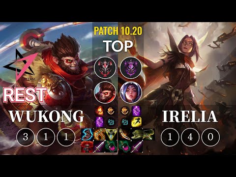 JT Rest Wukong vs Irelia Top - KR Patch 10.20