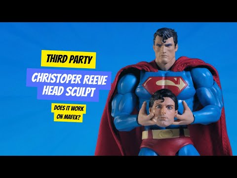 Improving on a Classic: Christopher Reeve Head Sculpt on Mafex Hush Superman (Among Others)