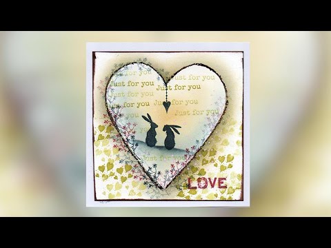 Valentines Hares - A Lavinia Stamps Tutorial