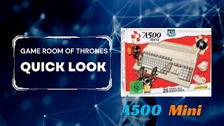 Quick Look - Retrogames The A500 Mini Review #a500mini #a500 #amiga #amiga500 #retrogames #commode