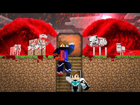 BLOOD RAIN vs Doomsday Bunker in Minecraft