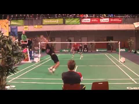 Awesome Badminton Winning Shot