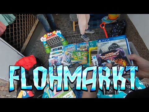 FLOHMARKT LIVE ACTION #73 Stadttrödel mit Retrogames, Actionfiguren und richtig coolem Merch - Haul