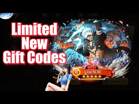 Limited New Gift Codes One Piece EPIC TREASURE