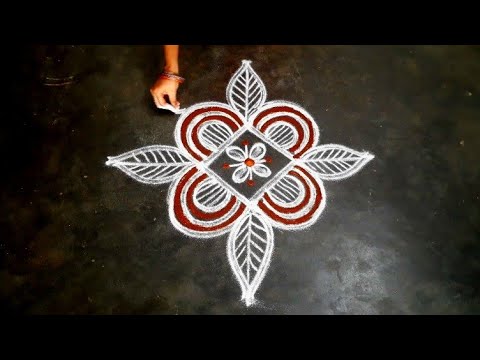 puratasi1specialkolam/flower padi kolam/Friday thamaraikolam/srinithi kolam/beggainerrangoli/easymug