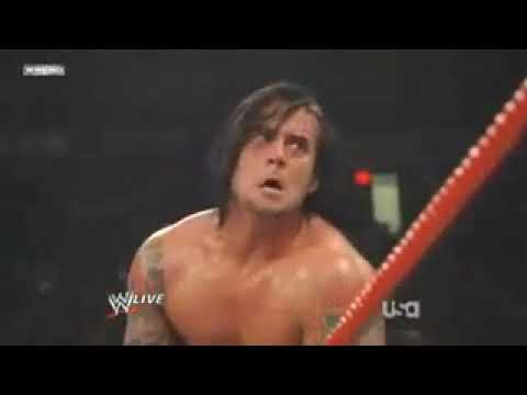 Cm Punk VS Regal Ic title match Raw January 19 2009 part 2
