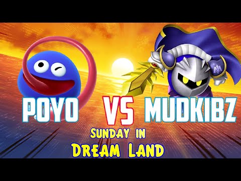 Poyo (Gooey) vs Mudkibz (Meta Knight) - Kirby Fighters 2 - Sunday in Dream Land #1 Loser's Finals
