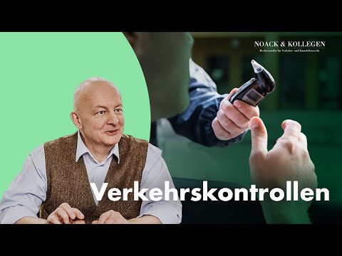 Muss ich während einer Verkehrskontrolle einem Alkoholtest oder einem Drogentest zustimmen?