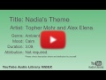 Nadia S Theme Topher Mohr And Alex Elena Ambient Calm YouTube Audio Library BGM