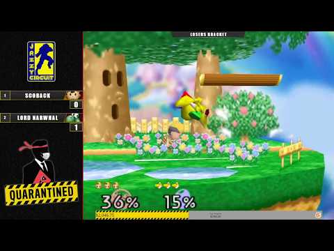 Quarantined Rapport EC - Scoback (Falcon, Ness) Vs. lord narwhal (Yoshi) Super Smash Bros - SSB64