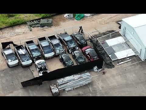 Tesla Gigafactory Texas | 8-24-24 | general flyovers @tesla #gigatexas + Taylor/Hutto railyard.