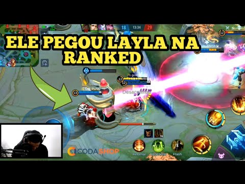 CAIU UM TROLL NO MEU TIME - Ele Pegou LAYLA Na Ranked | MOBILE LEGENDS