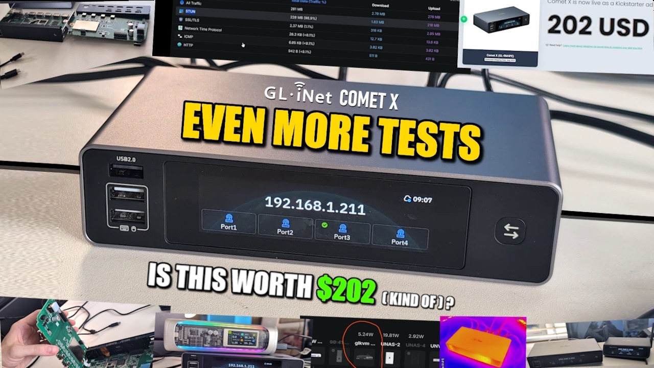 Gl.iNet Comet X KVM 0+ KVM – MORE TESTS, TEARDOWN, POWER USE, SOFTWARE UPDATES, NOISE, PoE v USB