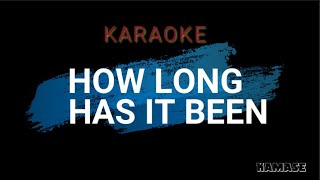 HOW LONG HAS IT BEEN by Jim Reeves (KARAOKE WITH LYRIC)