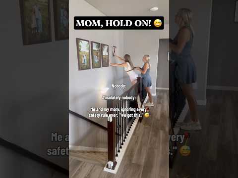 Trying to Hang a Picture Over the Stairs… This Was a Bad Idea 😂😂 #home #DIYHomeDecor #funny