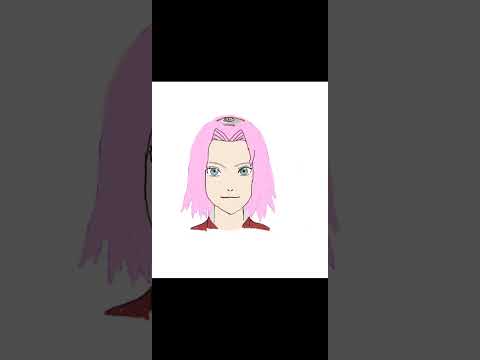 Sakura Drawing, Digital Art #Ibispaint #digitalart #art #Sakura #sakuradrawing #naruto #shorts