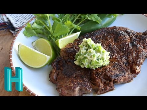 如何製作墨西哥辣椒黃油肉眼牛排 | Hilah Cooking (How to Make Ribeye Steak with Jalapeño Butter |  Hilah Cooking)