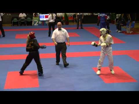Petra Lancor (CRO) v Giulia Cavallaro (ITA) WAKO European Championships 2014