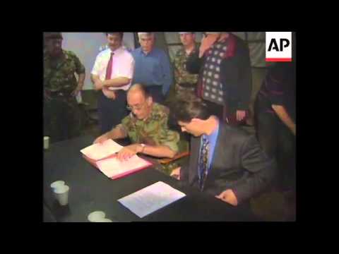 KOSOVO: K-FOR MEET WITH RESISTANCE FROM KLA SOLDIERS (V)