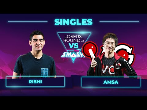 Rishi vs aMSa - Melee Singles: Losers' Round 3 - Smash Summit 7