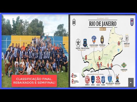 Classificação Geral Da Série A2 Carioca 2025 - São Gonçalo Campeão