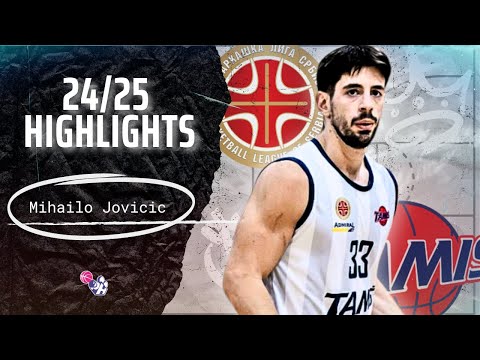 Mihailo Jovicic  Highlights 2024/25 || Serbia KLS || KK Tamis 12.9 PPG .8 RPG 5.5 APG