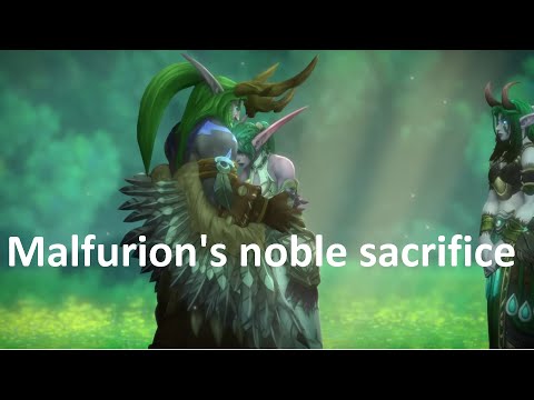 Malfurion sacrifices himself in order to bring Ysera back