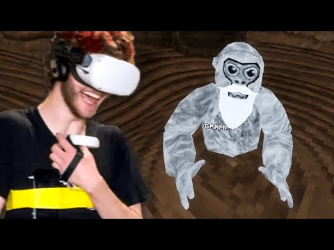 I Played Gorilla Tag VR With My Grandpa (Oculus Quest 2)