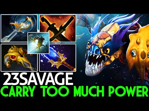 23SAVAGE [Slark] Super Carry Too Much Power 29 Kills Dota 2