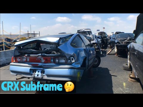 Junkyard CRX Subframe | Honda CRX build part 15
