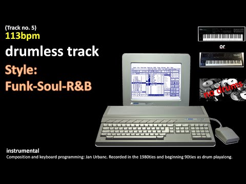drumless TRACK 05, Funk Soul, R&B, 113bpm no drums, minus drums, playalong (1980ties tracks)