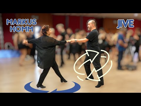 Markus Homm - Jive Latin dance lesson | Roma Dance Cup