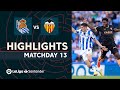Highlights Real Sociedad vs Valencia CF (1-1)