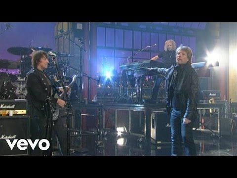 Bon Jovi - Keep The Faith (Live on Letterman)