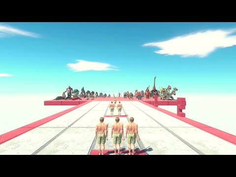 All Units Archer Test [Without Flying Units] ARBS | Animal Revolt Battle Simulator