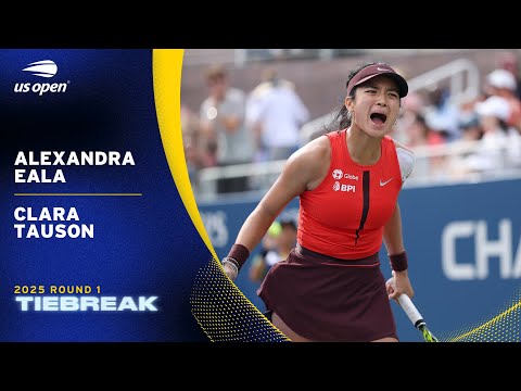 Alexandra Eala vs. Clara Tauson Match Tiebreak | 2025 US Open Round 1