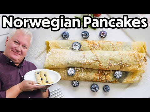 Norwegian Pancakes (Pannekaker) - MADE EASY