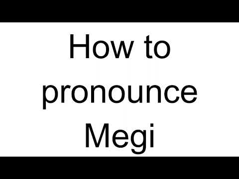 How to Pronounce Megi (Estonian)