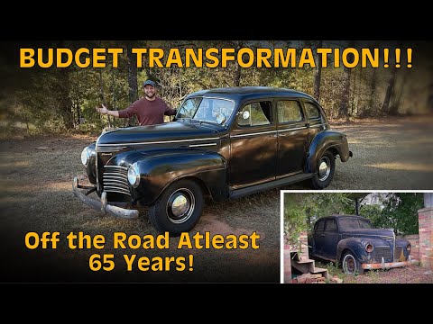 FORGOTTEN '40 Plymouth Deluxe Transformation! Parked 65 Years Ago! Rescue Part 2